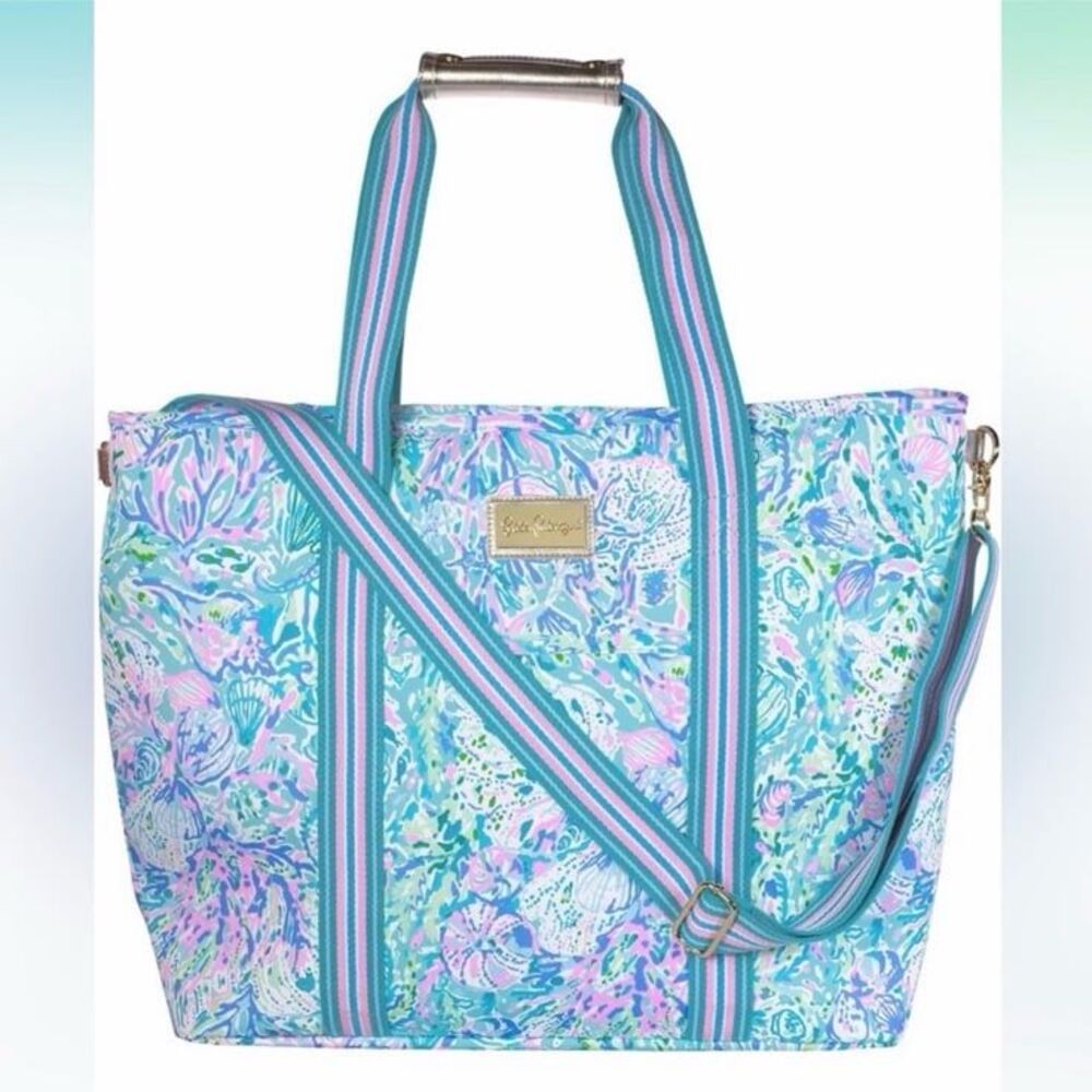 Lilly Pulitzer Insulated Picnic Cooler Tote Bag Soleil It On Me